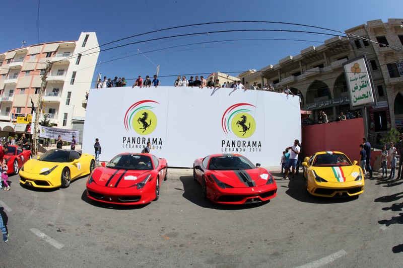 Ferrari Panorama Lebanon 2016 Ride